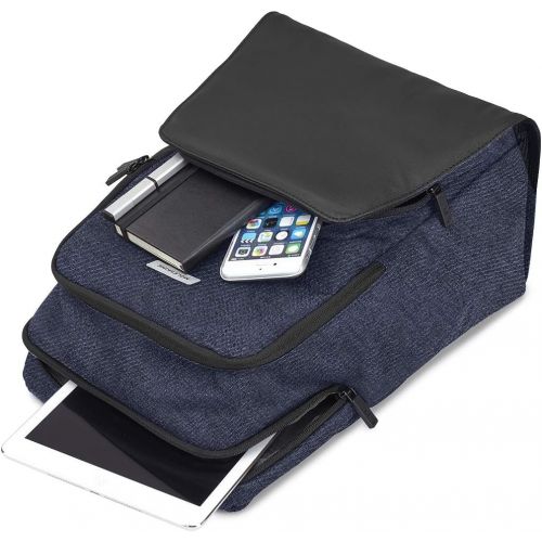  Moleskine Nomad Backpack, Prussian Denim, Medium - For Work, School, Travel & Everyday Use, Space for Devices, Tablet, Laptop, & Chargers, Planner or Organizer, Padded Adjustable S