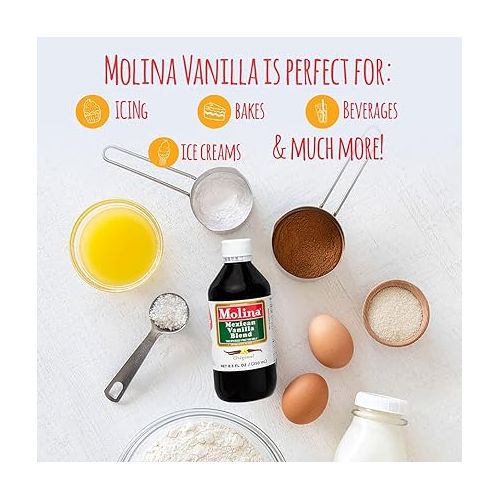  Molina Mexican Vanilla Blend Extract - Original, 8.3 Fl Oz