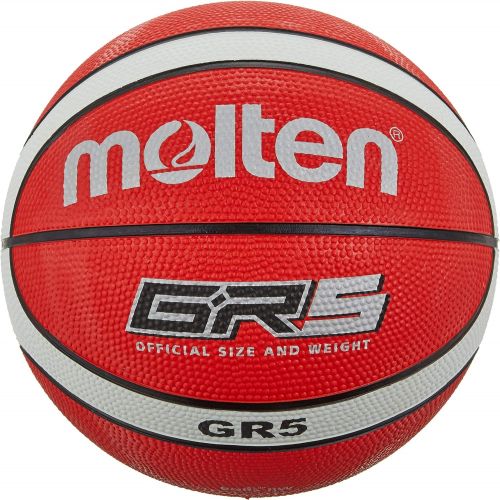  Molten BGR5-RW Basketball - Size 5 - RedWhite by