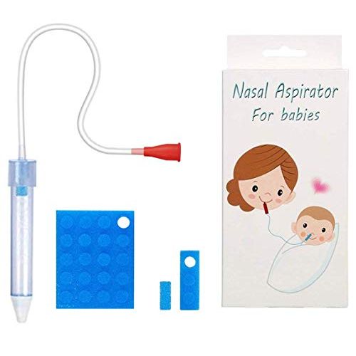  [아마존베스트]Molucky Baby Nasal Aspirator with 23 Hygiene Filters, Snot Sucker for Newborns to Toddlers, Mucus Aspirator for...