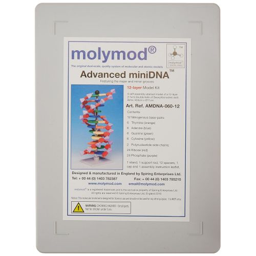  Molymod miniDNA (AMDNA06012) DNA Model 12 Base Pair Layer Kit