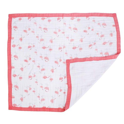  Mom Muslin Cotton Toddler Blanket Flamingo Print Cotton Baby Quilt Soft and Breathable Baby Bed Blanket...