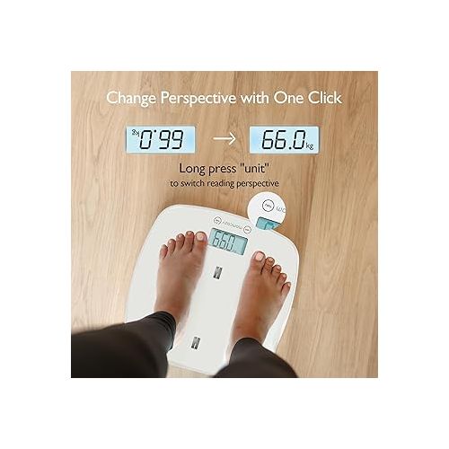  Momcozy Baby Scale, Multi-Function Scale for Toddler, Children, Pet, Adult, Removable Scales for Body Weight & Height Measurement, Perspectives Switch,5 Units,Digital LED Screen,Auto-Off, Up to 330lb