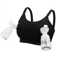 [아마존베스트]Hands Free Pumping Bra, Momcozy Upgraded Bamboo Super Soft/Holding Pumping and Nursing Bra,...