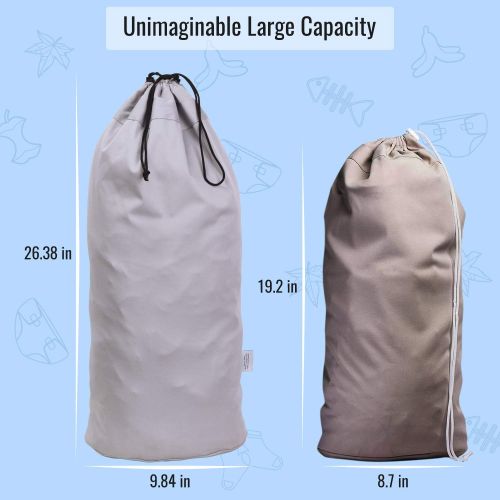  Momcozy Reusable Diaper Pail Liner, 3 Pack Waterproof Cloth Diaper Wet Dry Bag with Drawstring Perfect for Diapers, Laundry, Fits Most Diaper Pail Like Dekor, Ubbi, Munchkin, Tomme