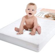 Momcozy Memory Foam Crib Mattress, Firm Side for Infant & Soft Side for Toddler, Fitted Crib Mattress for Standard Bed, Cool Gel,Breathable and Removable Cover, Waterproof Lining 5
