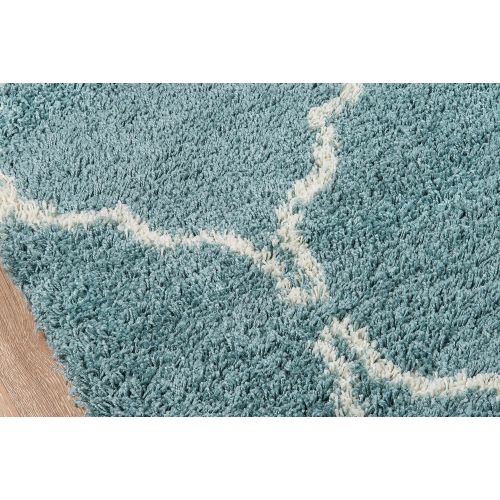  Momeni Rugs MAYA0MAY-2GRY5376 Maya Collection, Ultra Thick Pile Shag Area Rug, 53 x 76, Grey