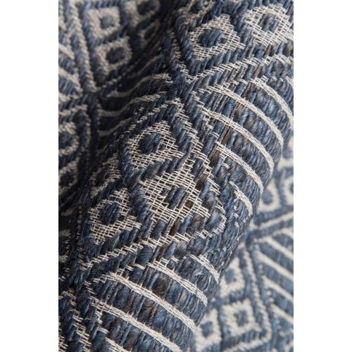  Momeni Rugs BENGABEN-3BLU80A0 Bengal Transitional Geometric Area Rug 80 x 100, Blue