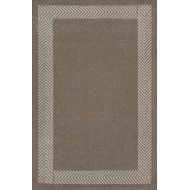 Momeni Rugs Mesa Collection, 100% Wool Hand Woven Flatweave Transitional Area Rug, 2 x 3, Natural Brown