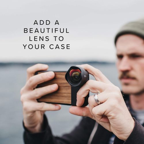 모멘트 Moment Protective iPhone X Case - Durable Wrist Strap Friendly Case for Photography and Camera Lovers (Black Canvas)