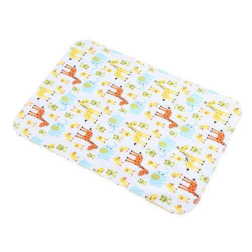  Momloves MOMLOVES - Baby Waterproof Washable Diaper Flannel Changing Mat Pad (Hip-Hop Monkey 27.5x31.5)