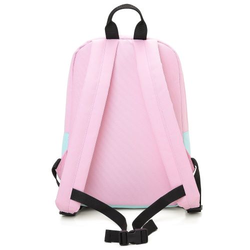  Mommore mommore Kids Backpack for School Lunch Bag with Chest Clip Best for 3-6 Years Old (Pink and Blue)