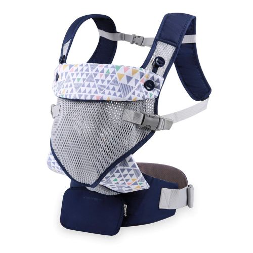  Mommore mommore Breathable Baby Carrier Ergonomic Soft Carrier with Bibs, Detachable Small Pouch for Infant...