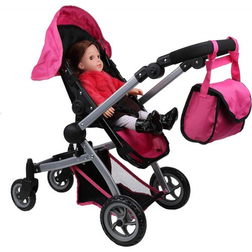  Mommy & Me Doll Collection Mommy & Me Deluxe Babyboo Doll Stroller