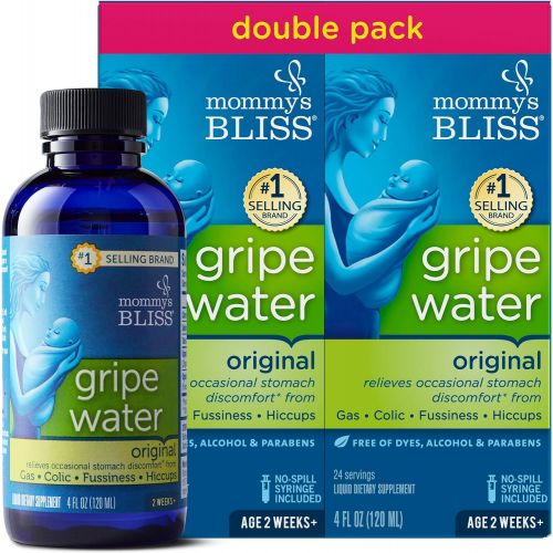  [아마존베스트]Mommys Bliss - Gripe Water Original Double Pack - 8 FL OZ (2 Bottles)