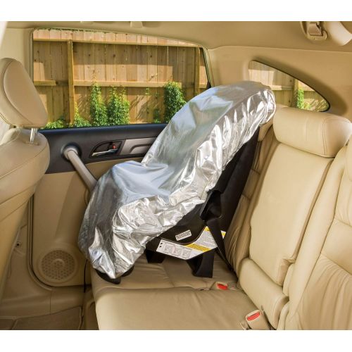 [아마존베스트]Mommy Car Seat Sun Shade Cover - Keep Your Babys Carseat at a Cooler Temperature - Covers and Blocks Out Heat & Sun - More Comfortable for Baby or Child - Protection from UV Sunlight - M
