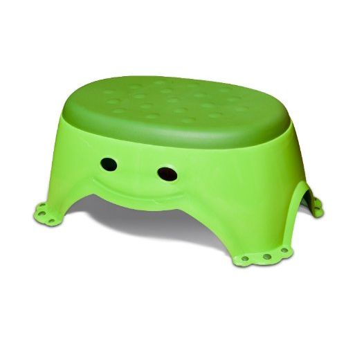  Mommys Helper Step Up Non-Slip Stepstool Froggie Collection, Green