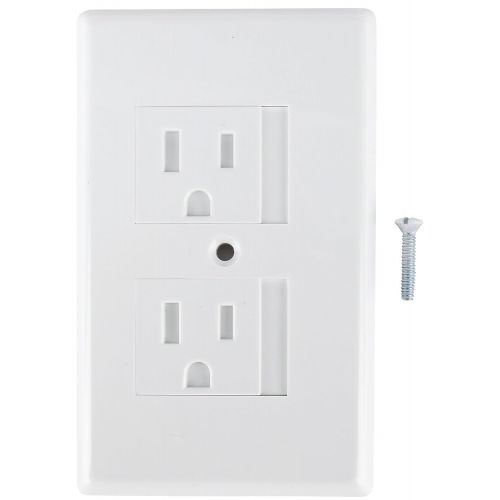  Mommys Helper 36 Pack Bulk Safe Plate Electrical Outlet Covers Standard, White