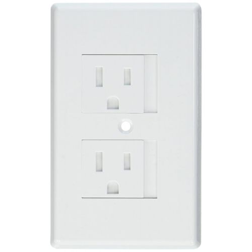  Mommys Helper 25-Pack Bulk Safe Plate Electrical Outlet Covers Standard, White