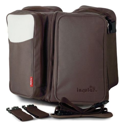  Momo&Lee 3 In 1 Baby Cot Bag Mutiple Purpose Diaper Bag Foldable Travel Bassinet Shoulder Nappy Bags Brown
