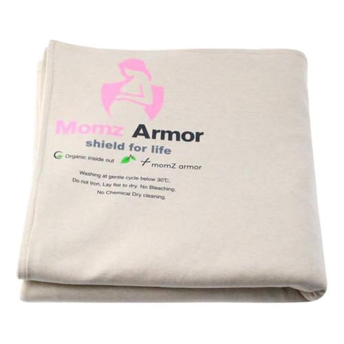  Momz Armor 100% Organic Cotton Blanket or Swaddle Protective RF Shielding EMF with Silver Elastic Fabric