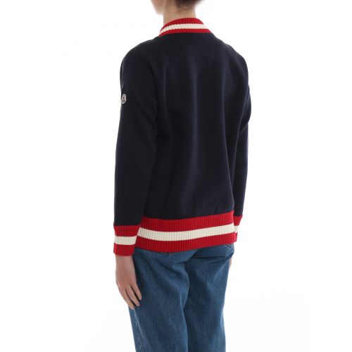 몽클레르 Moncler Bomber-style zipped sweatshirt