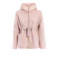 Moncler Anglesite light pink hooded jacket
