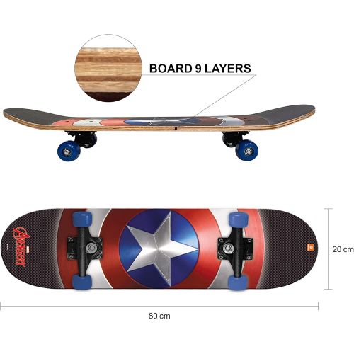  Mondo Avengers Captain America Skateboard