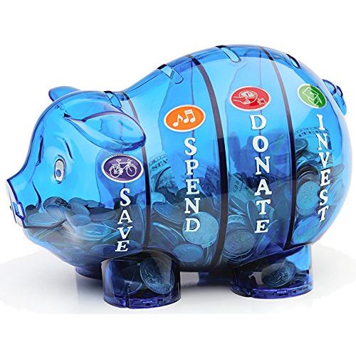  [아마존베스트]Money Savvy Generation Money Savvy Pig - Blue