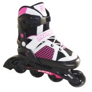 Mongoose MG-087G-S Girls Size Small Comfortable Inline Rollerblade Skates, Pink
