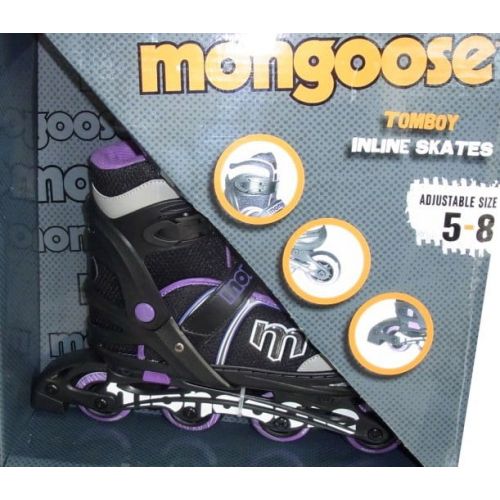  Mongoose MG-087G-S Girls Size Small Comfortable Inline Rollerblade Skates, Pink