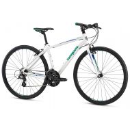 Mongoose Artery Sport Gravel Road Bike with Aluminum Frame and 700c Wheels, 15-Inch/Small Frame, White