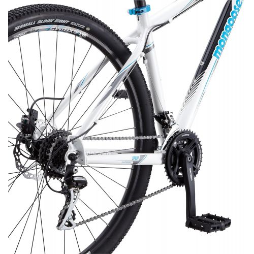  Mongoose Mens Tyax Sport Mountain Bicycle with 29 Wheel, White