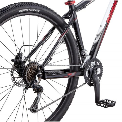  Mongoose Mens Tyax Expert Mountain Bicycle with 29 Wheel, Black