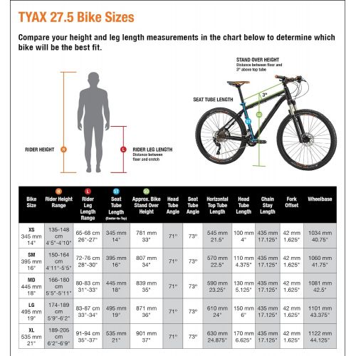  Mongoose Mens Tyax Comp 27.5 Wheel