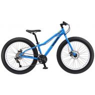 Mongoose Vinson Fat Tire Bike, Blue, 24 Wheel