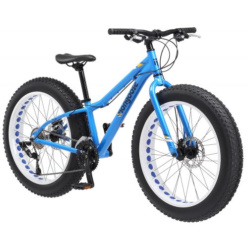  Mongoose Vinson Fat Tire Bike, Blue, 24 Wheel