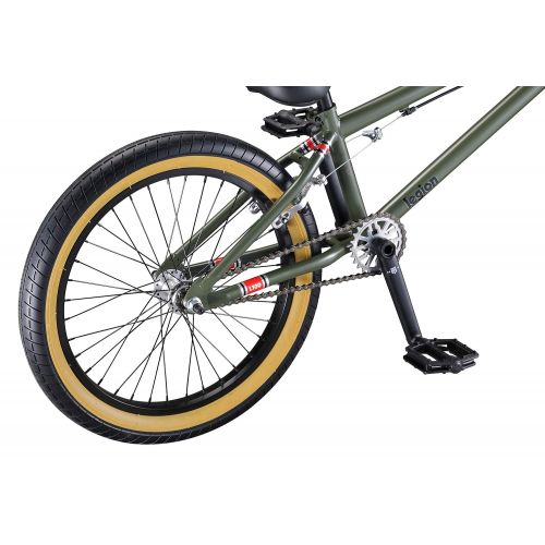  Mongoose Legion Freestyle BMX Bike Line for Beginner to Advanced Riders, Featuring Hi-Ten Steel or 4130 Chromoly Frames with Micro Drive 25x9T BMX Gearing and 20-Inch Wheels, Multi