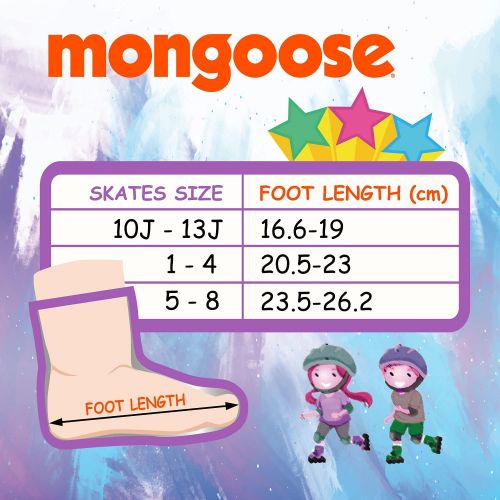  Mongoose Adjustable Inline Skates