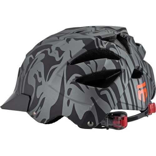  Mongoose Youth Blackcomb Tattoo Bike Hardshell Helmet, 52cm-56cm, Multi Sport Design