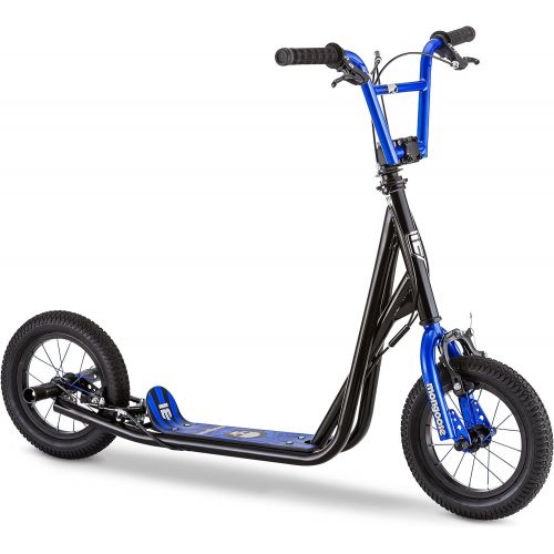  [아마존베스트]Mongoose Expo Youth Scooter, Front and Rear Caliper Brakes, Rear Axle Pegs