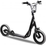Mongoose Trace Youth/Adult Kick Scooter Folding and Non-Folding Design, Regular, Lighted, and Air Filled Wheels, Multiple Colors