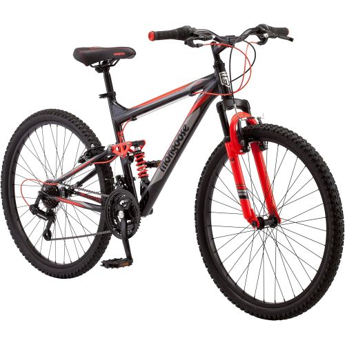  Mongoose Status Mountain Bike, Mens and Womens, Aluminum Frame, Multiple Colors