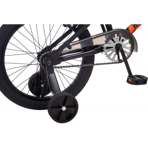  Mongoose Switch BMX Bike for Kids, 18-Inch Wheels, Includes Removable Training Wheels , Black