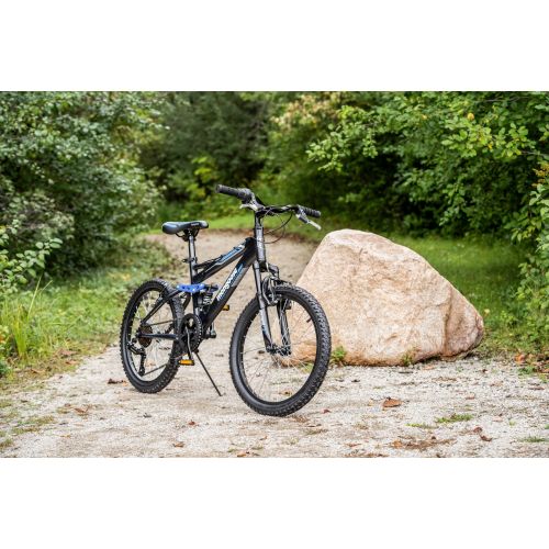  Mongoose Ledge 2.1 Mountain Bike, 20-inch wheels, 7 speeds, boys frame, Black