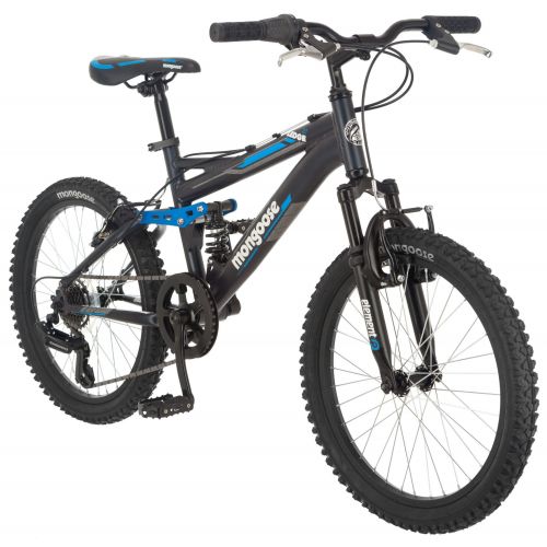  Mongoose Ledge 2.1 Mountain Bike, 20-inch wheels, 7 speeds, boys frame, Black