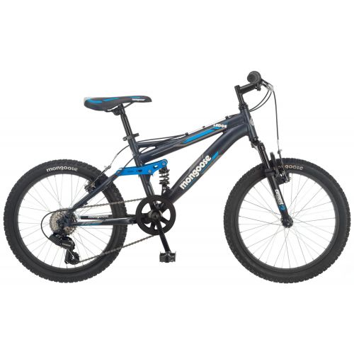  Mongoose Ledge 2.1 Mountain Bike, 20-inch wheels, 7 speeds, boys frame, Black