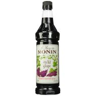 Monin Flavored Syrup, Wild Grape, 33.8-Ounce Plastic Bottles (Pack of 4)