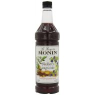 Monin Flavored Syrup, Blackberry Sangria, 33.8-Ounce Plastic Bottles (Pack of 4)