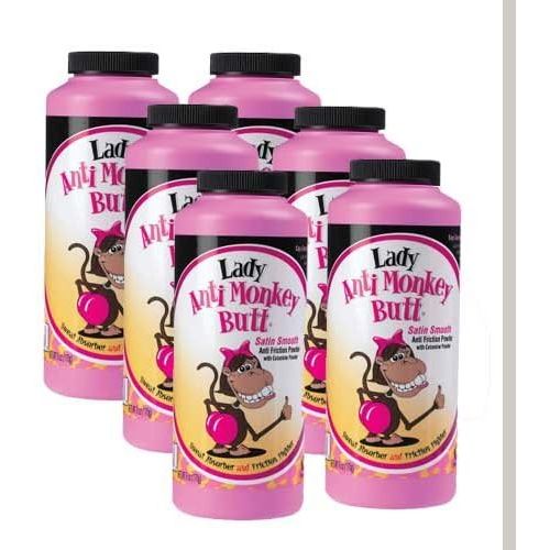  [아마존베스트]Monkey Butt Products - Lady 6 Pack - Say Good-Bye to Chafed Thighs!